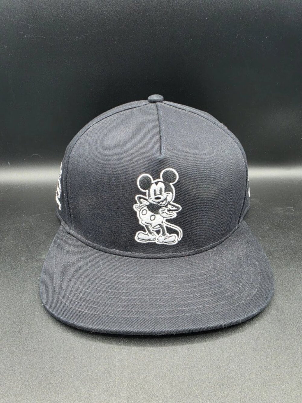 Disney x Vans 100 Mickey Mouse Hat Cap Snap Back Adult Black Cotton NWT